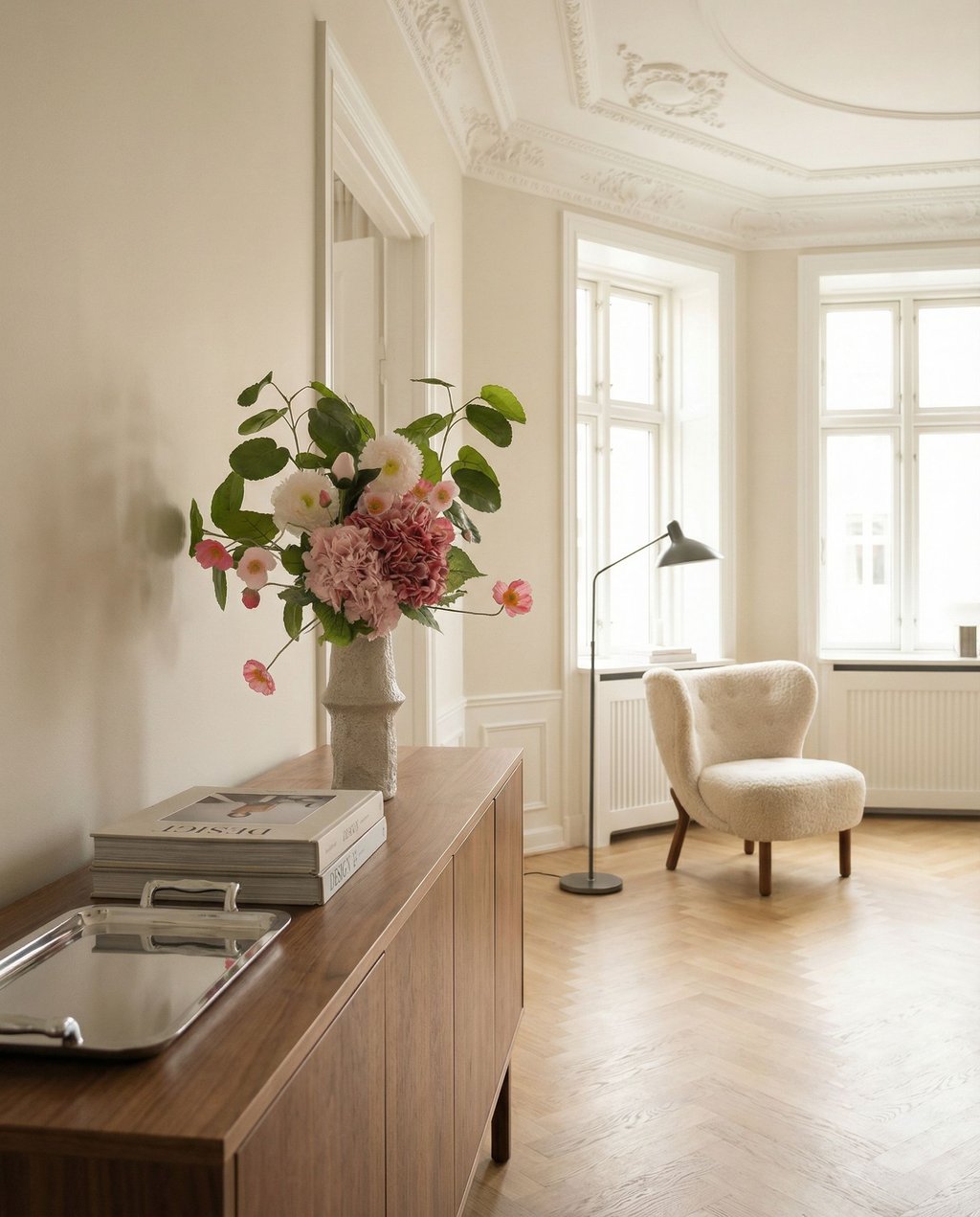 Blush — kunstbloemen boeket van Botane, detailfoto 4