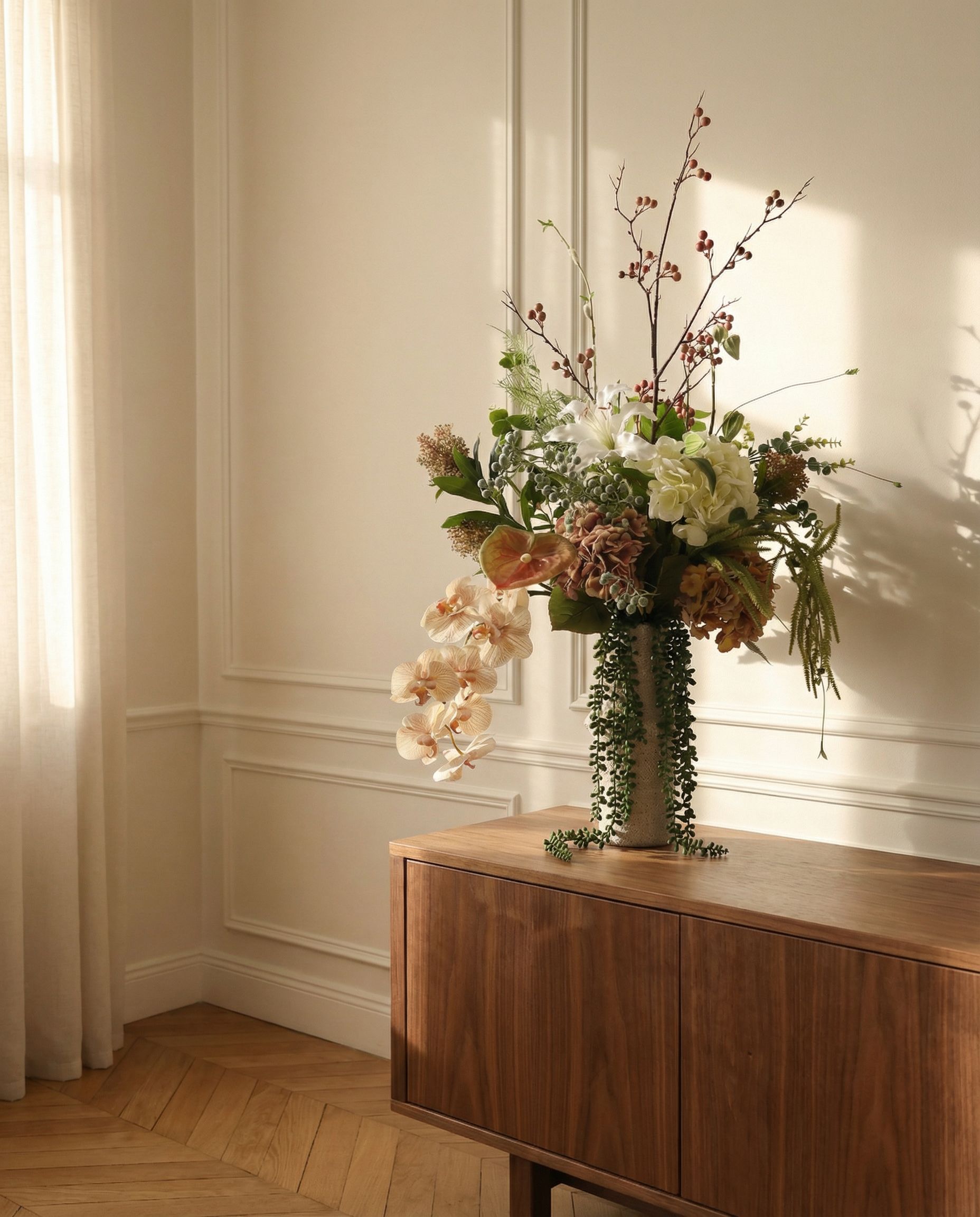 Blossom Whimsy — kunstbloemen boeket van Botane, detailfoto 4
