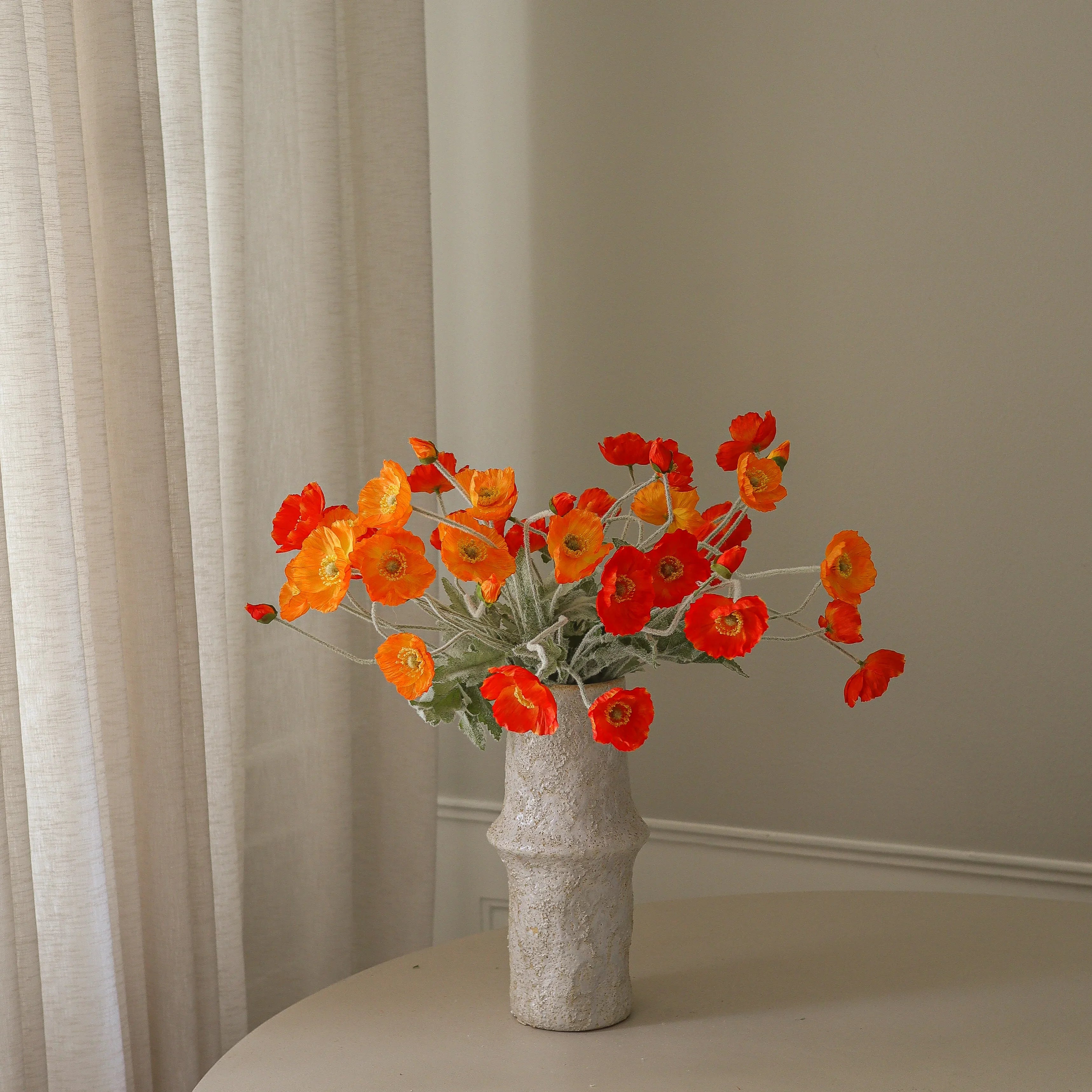 Poppy Sunset Bouquet - Premium kunstbloemen boeket van Botane