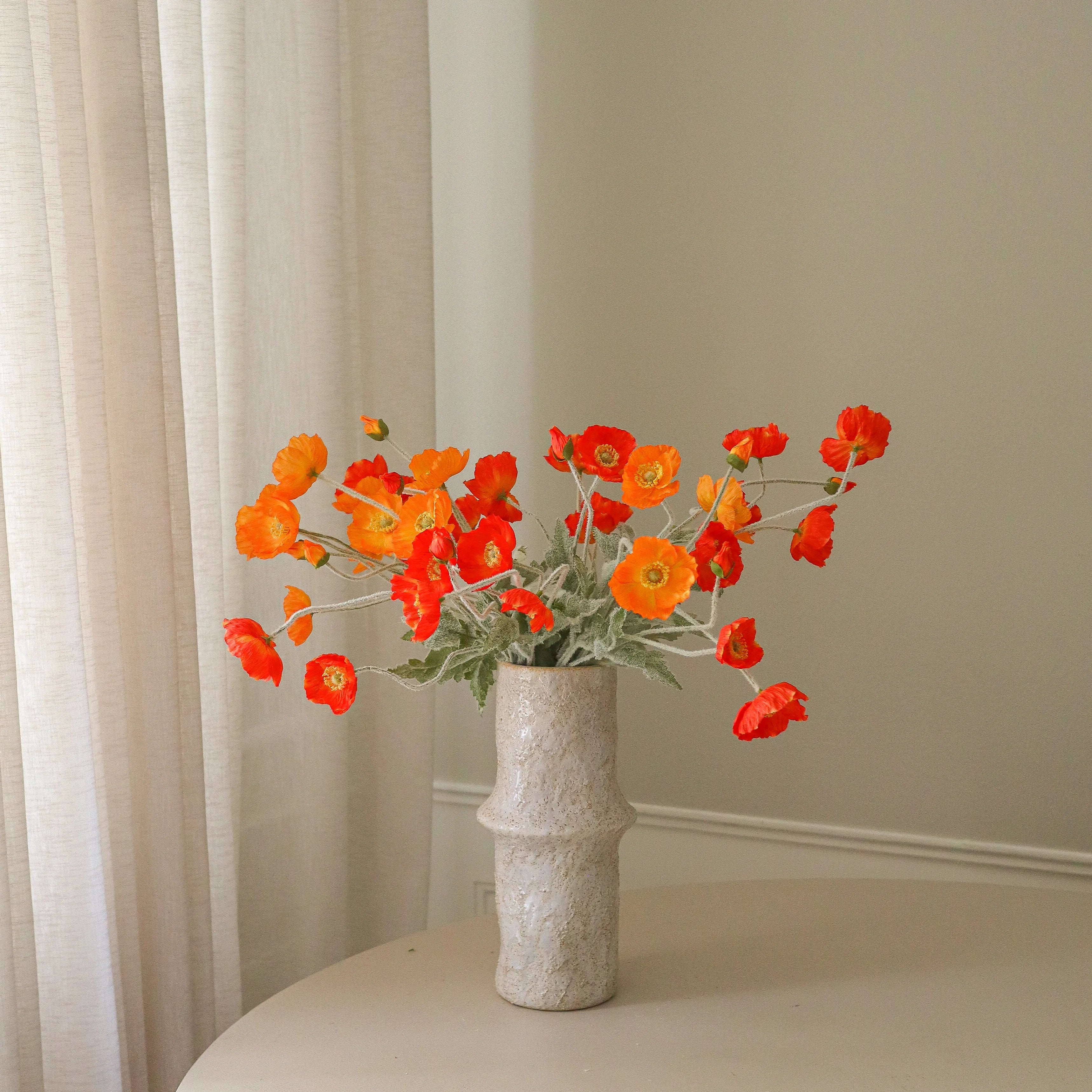 Poppy Sunset Bouquet Met Large Earth