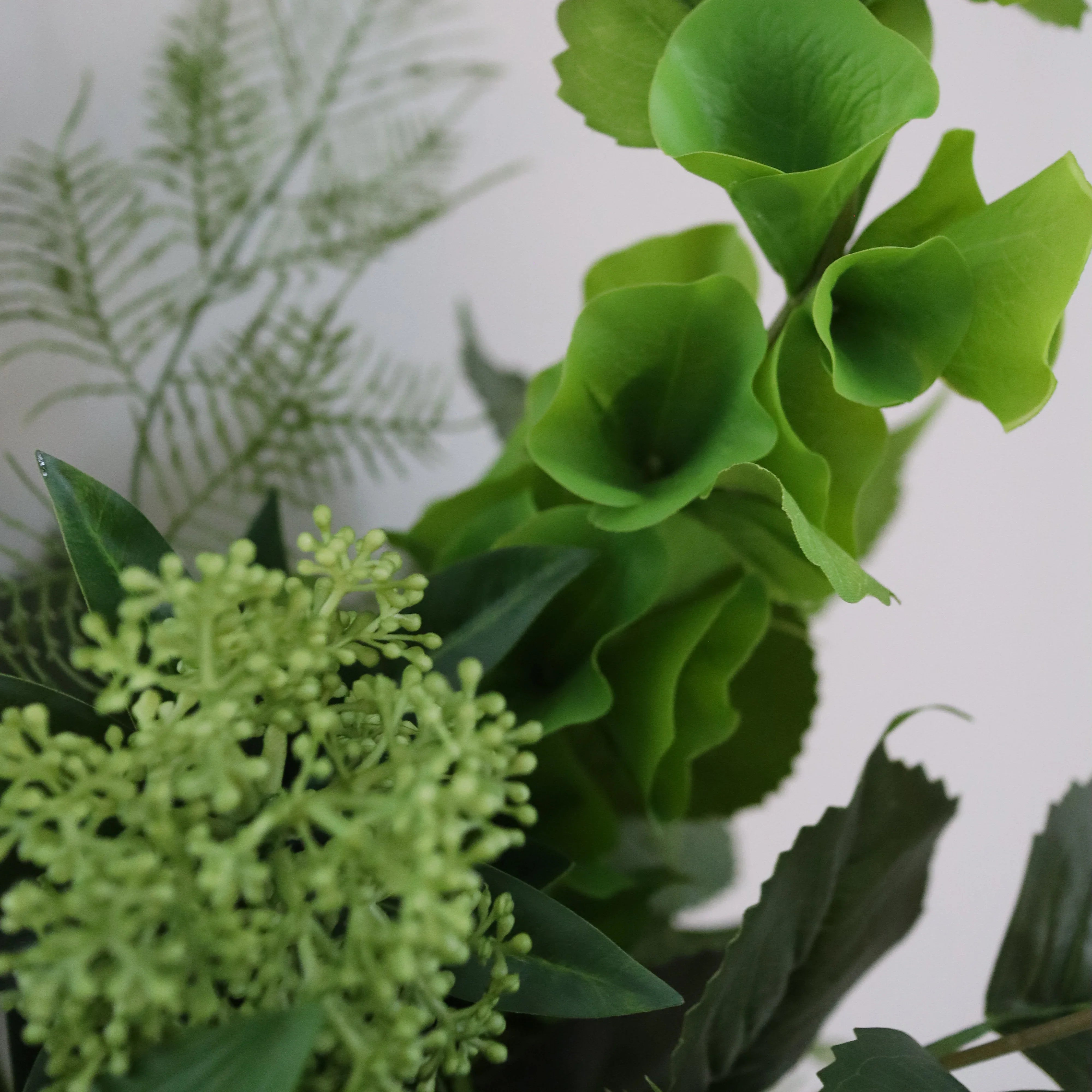 Silent Meadow - kunstbloemen boeket detailopname