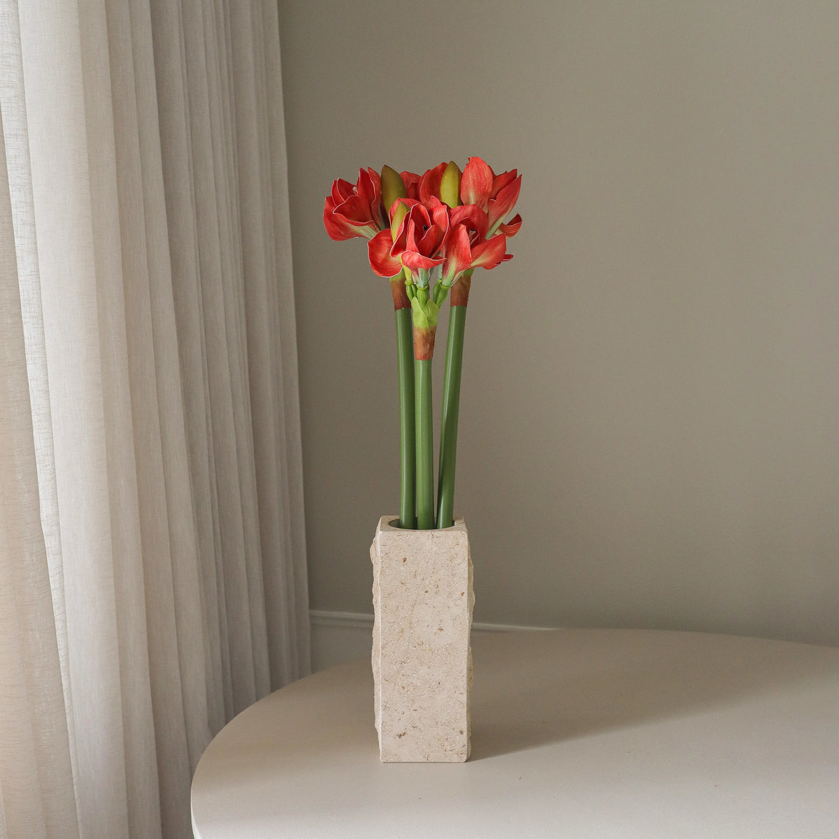 Orange Amaryllis Bouquet