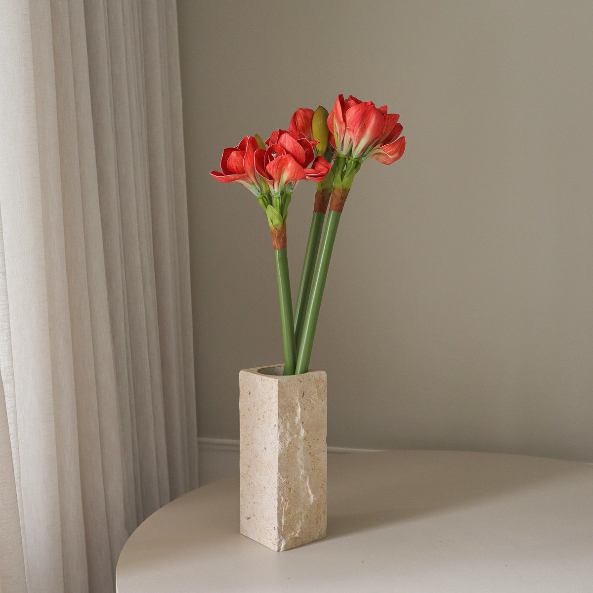Orange Amaryllis Bouquet