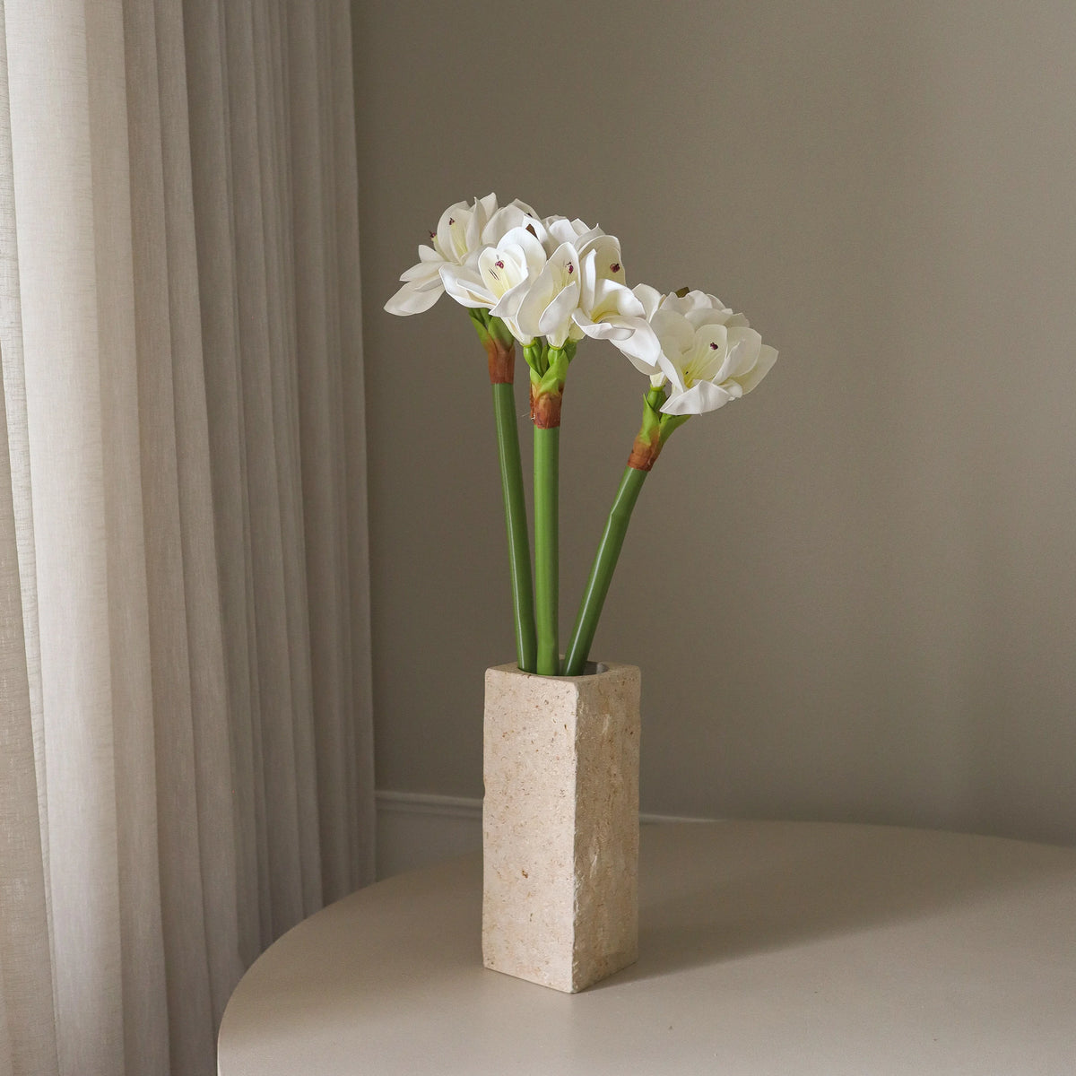 White Amaryllis Bouquet