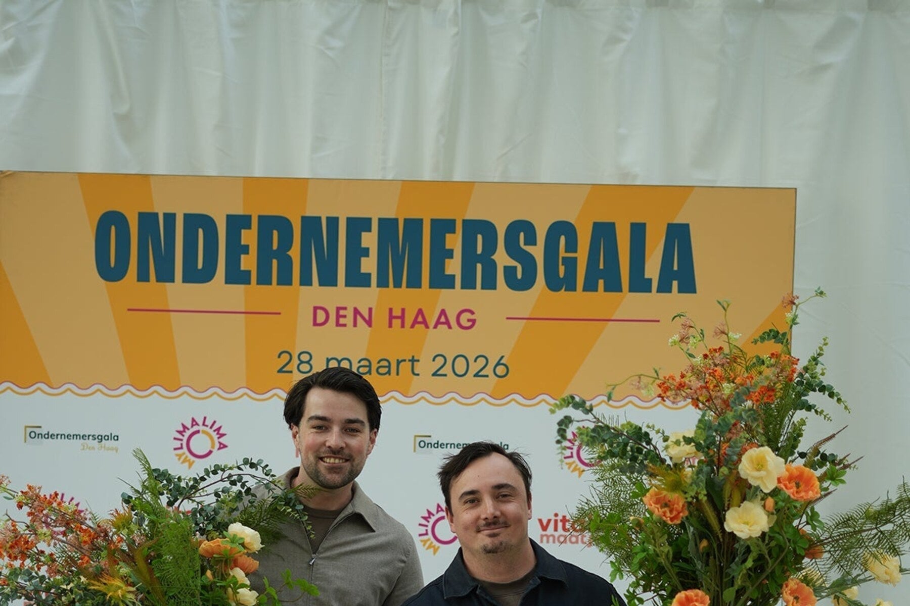 Blooms bloemarrangementen op het Ondernemersgala Den Haag