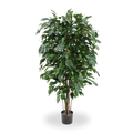 Ficus Exotica deluxe kunstplant 150cm - groen