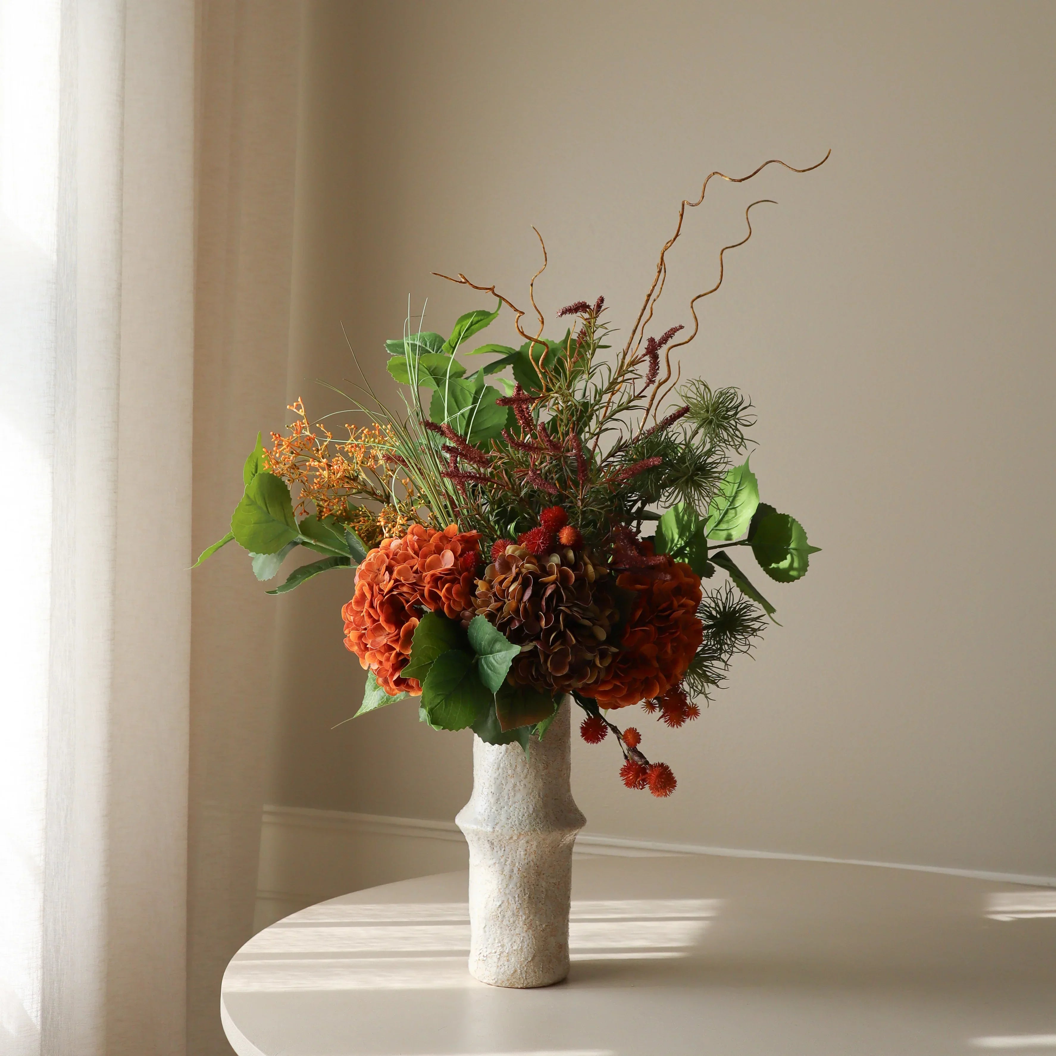 Copper Silence — kunstbloemen boeket van Botane