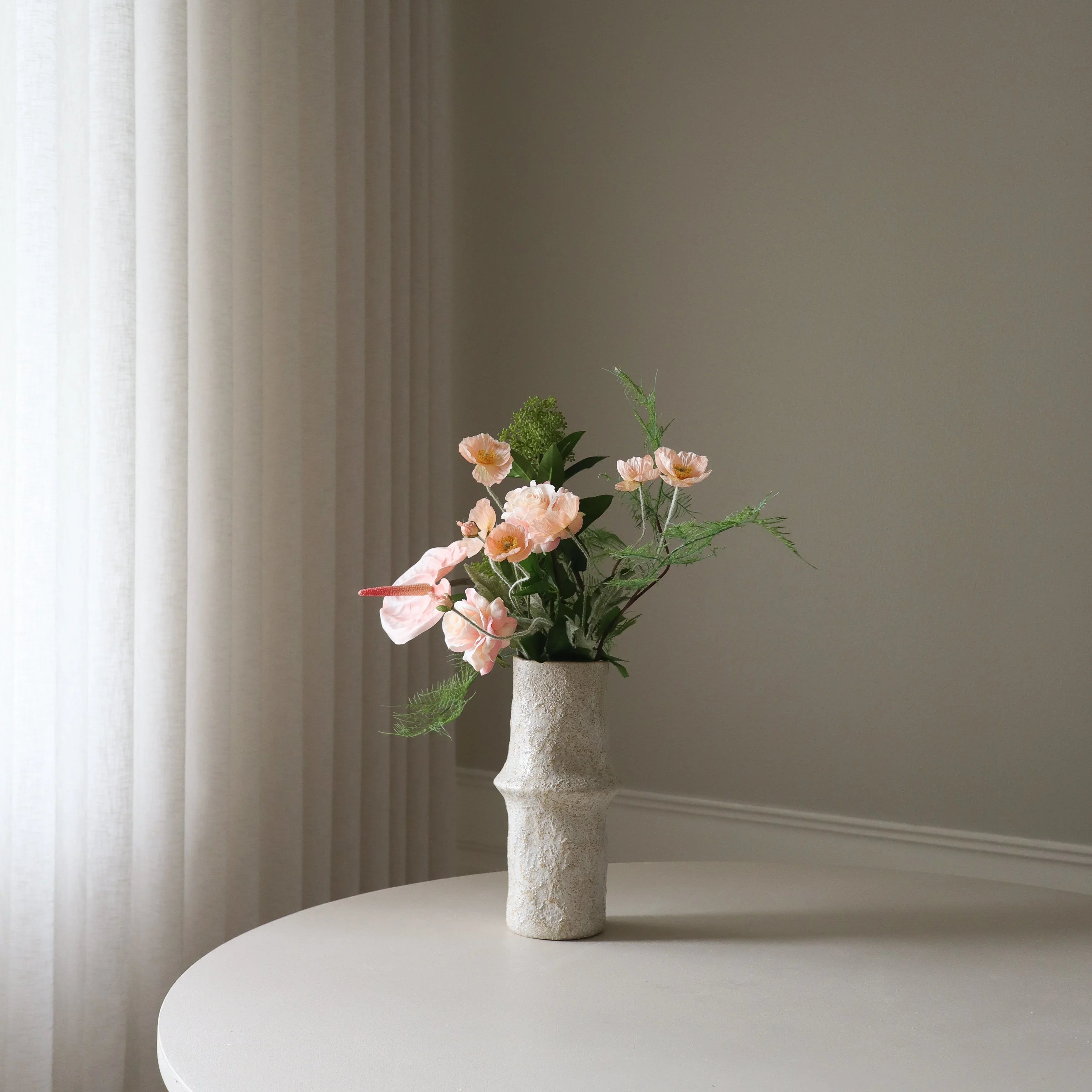Pink In The Afternoon — kunstbloemen boeket van Botane, detailfoto 2