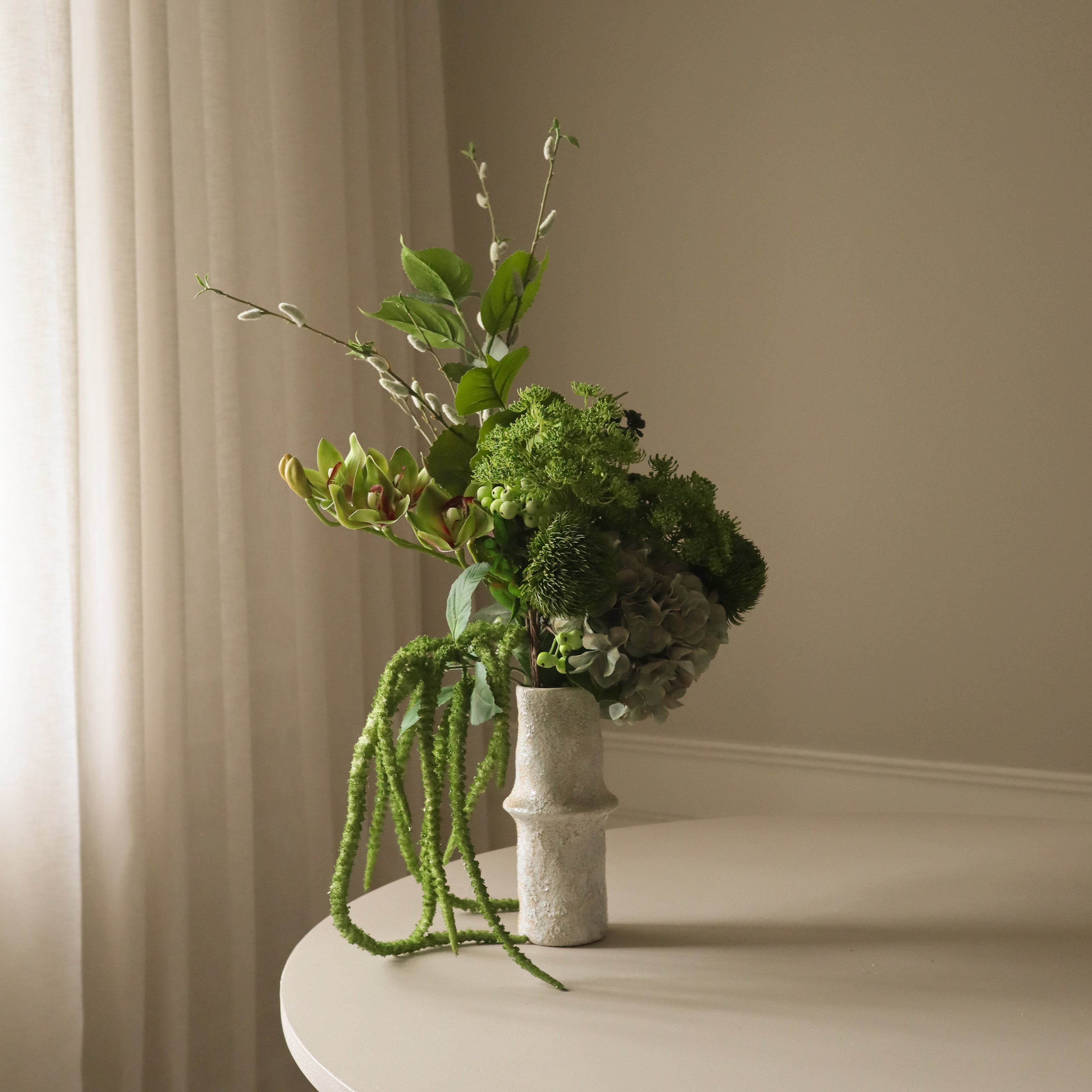 Emerald Essence — kunstbloemen boeket van Botane, detailfoto 2