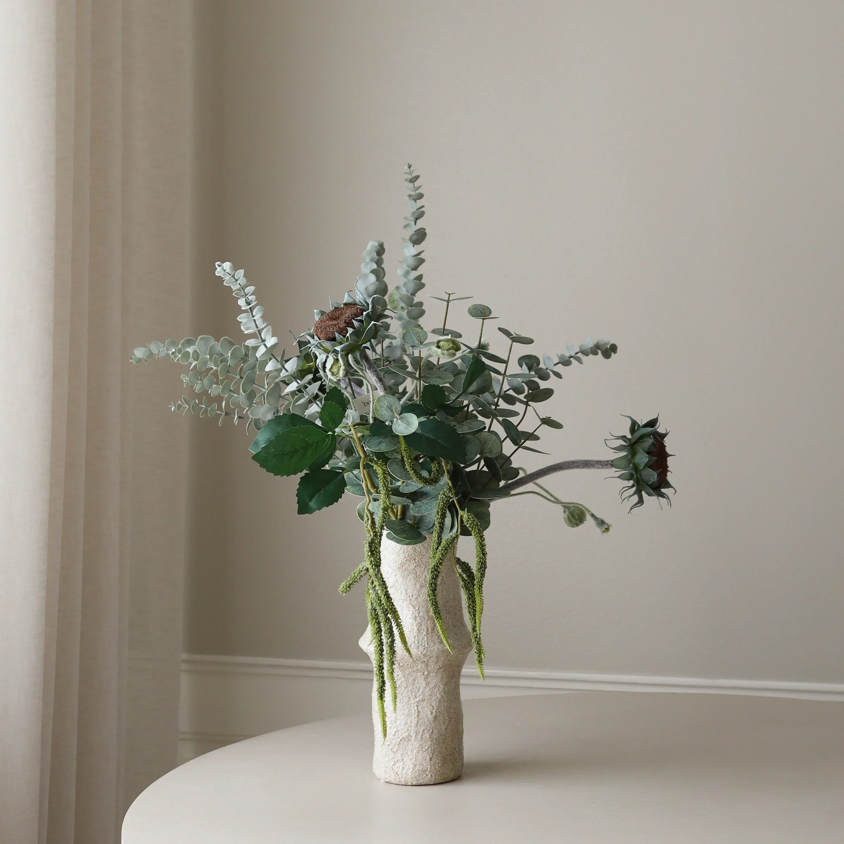 Soft Ash — kunstbloemen boeket van Botane, detailfoto 3