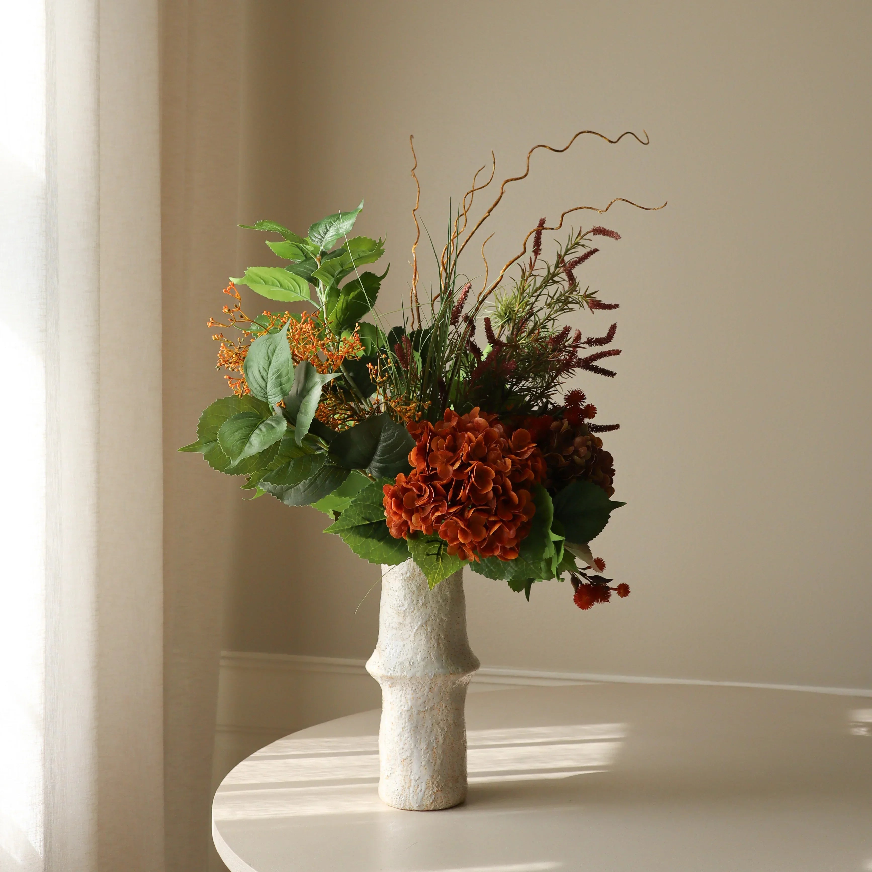 Copper Silence — kunstbloemen boeket van Botane, detailfoto 3