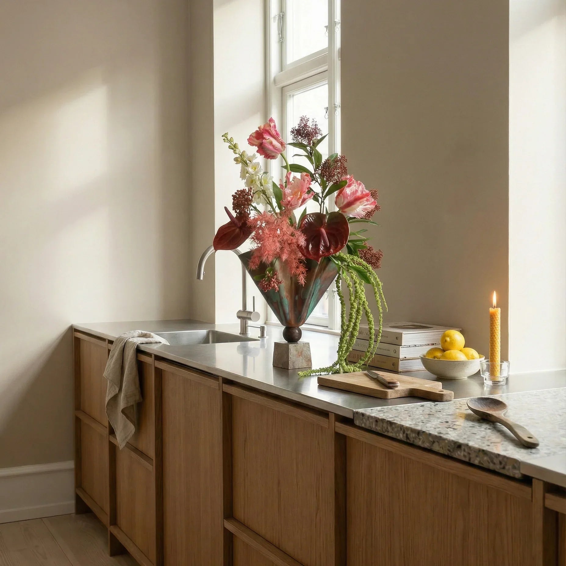 Mirage — kunstbloemen boeket van Botane, detailfoto 2