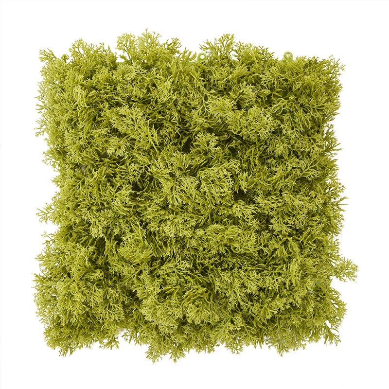 Rendier kunst Mosmat 25x25cm - groen