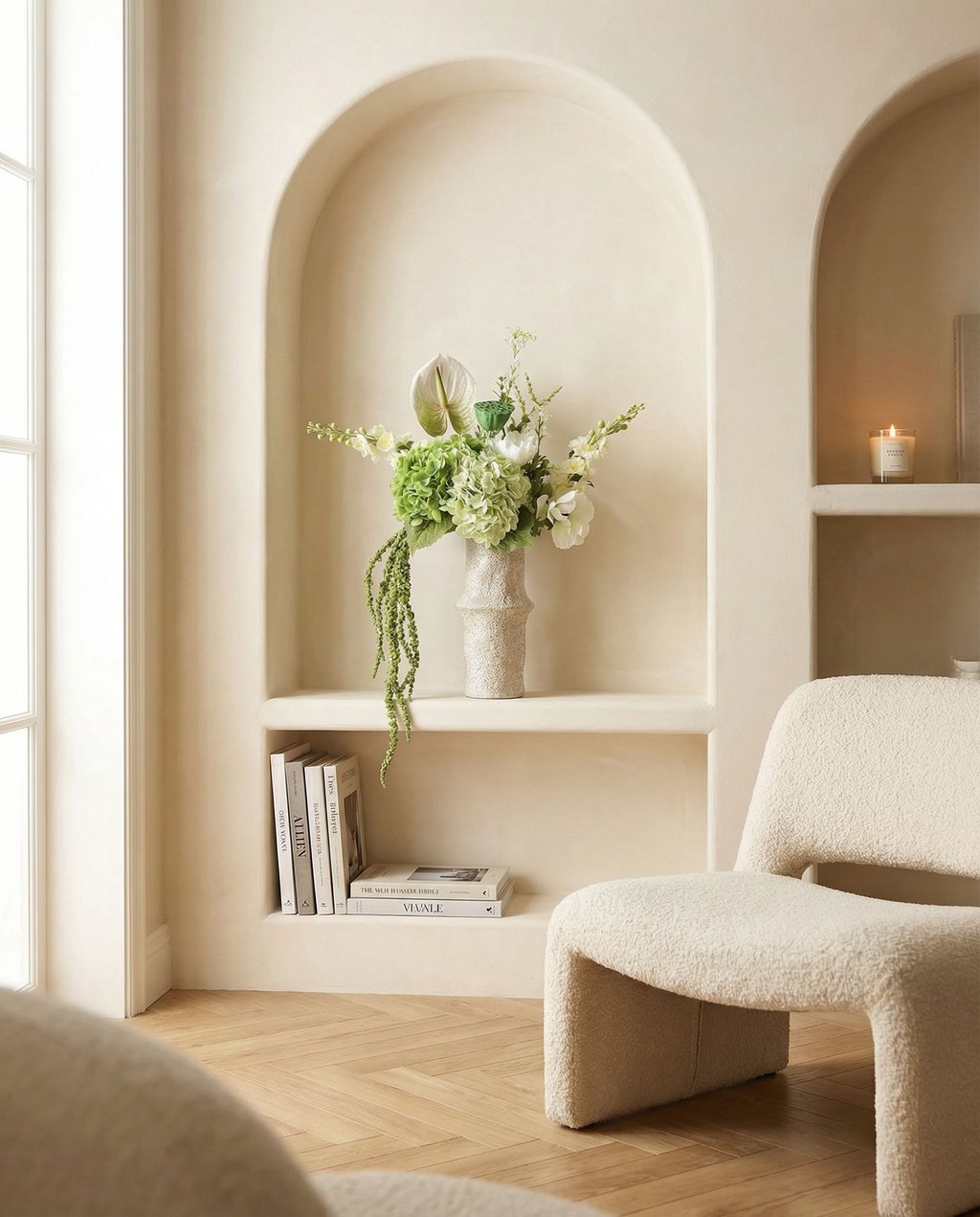 Studio Green — kunstbloemen boeket van Botane, detailfoto 4