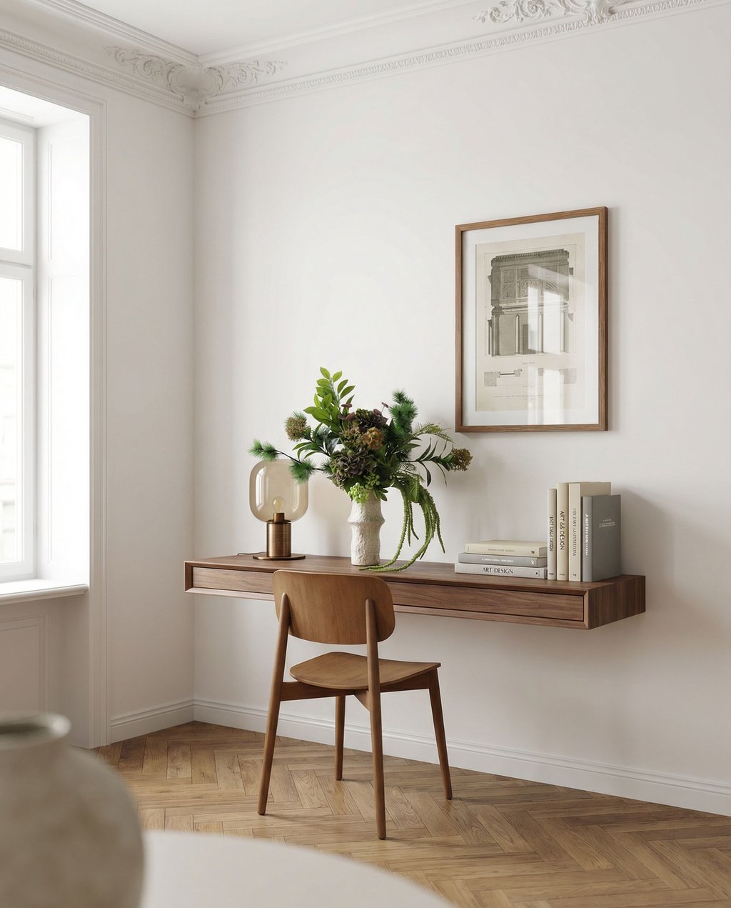 Winter Solace — kunstbloemen boeket van Botane, detailfoto 4