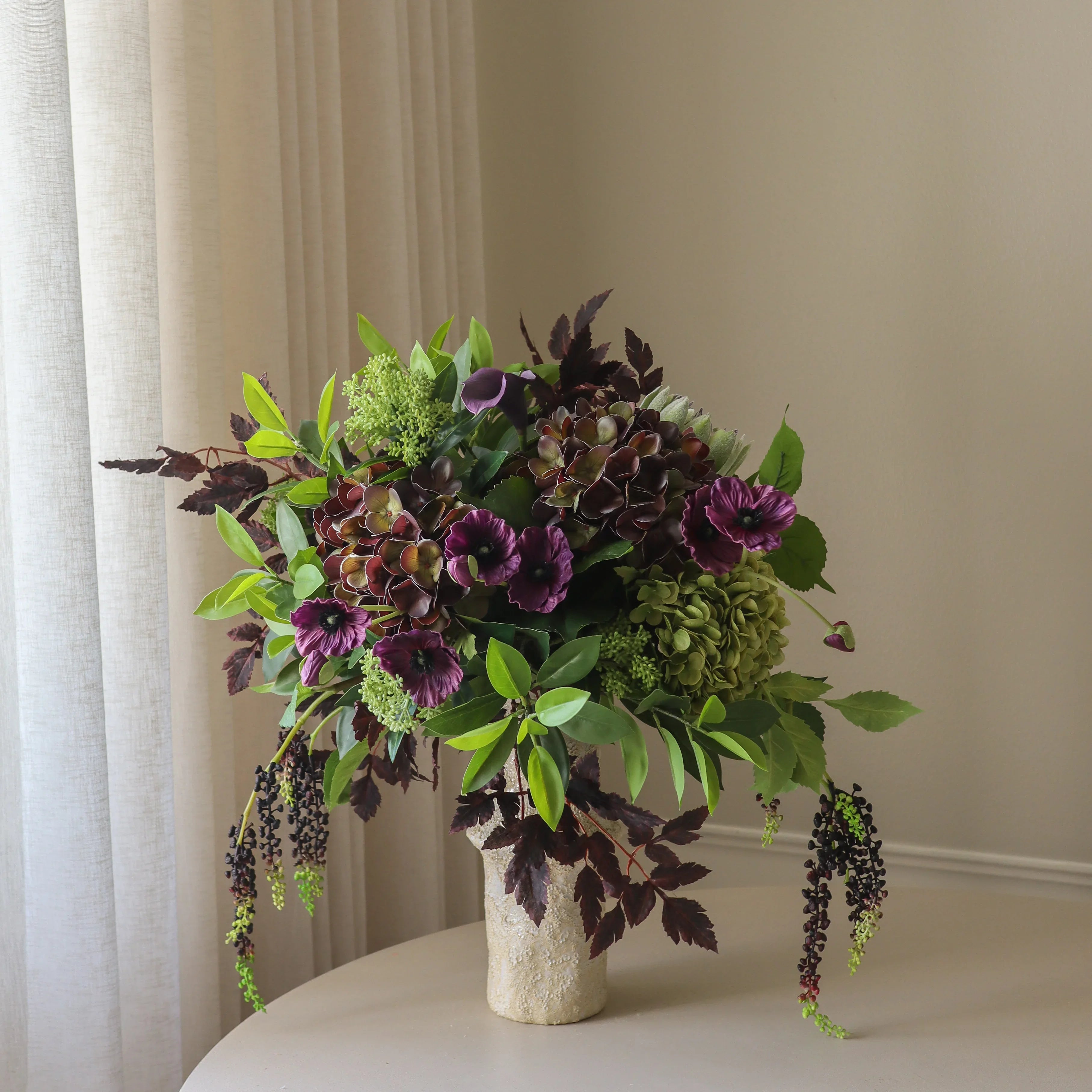 Blackberry Grove Bouquet - Premium kunstbloemen boeket van Botane