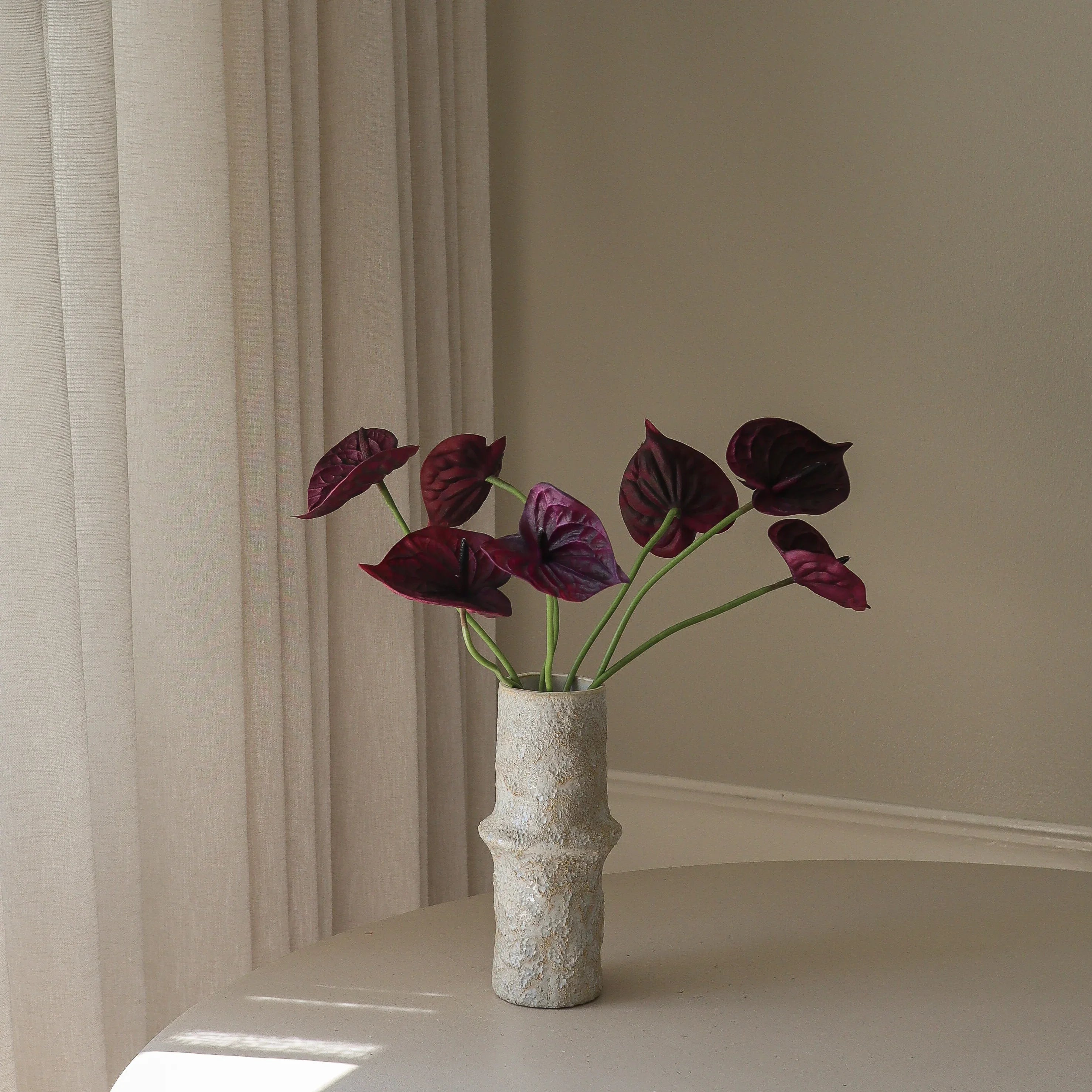Purple Anthurium Bouquet - Premium kunstbloemen boeket van Botane