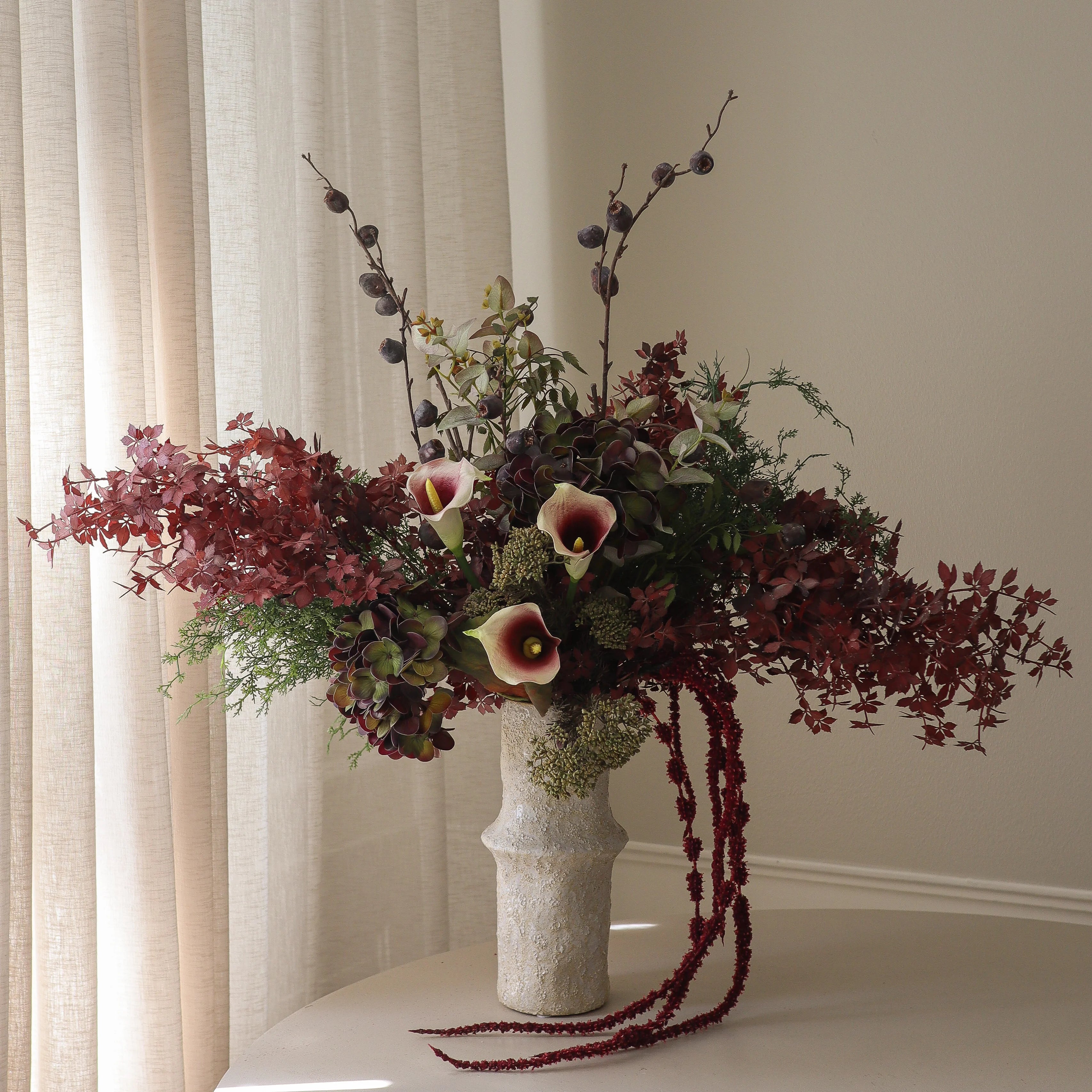 Burgundy Muse Bouquet - Premium kunstbloemen boeket van Botane