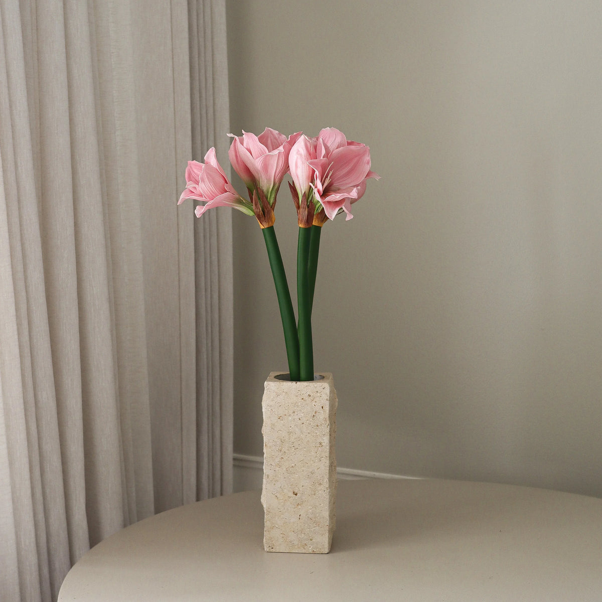 Light Pink Amaryllis Bouquet
