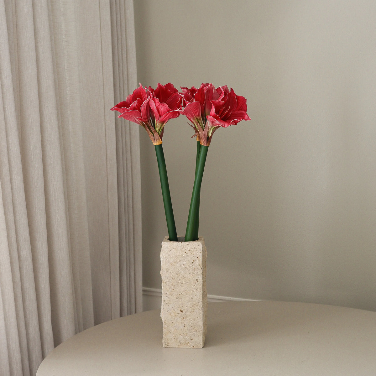 Dark Pink Amaryllis Bouquet