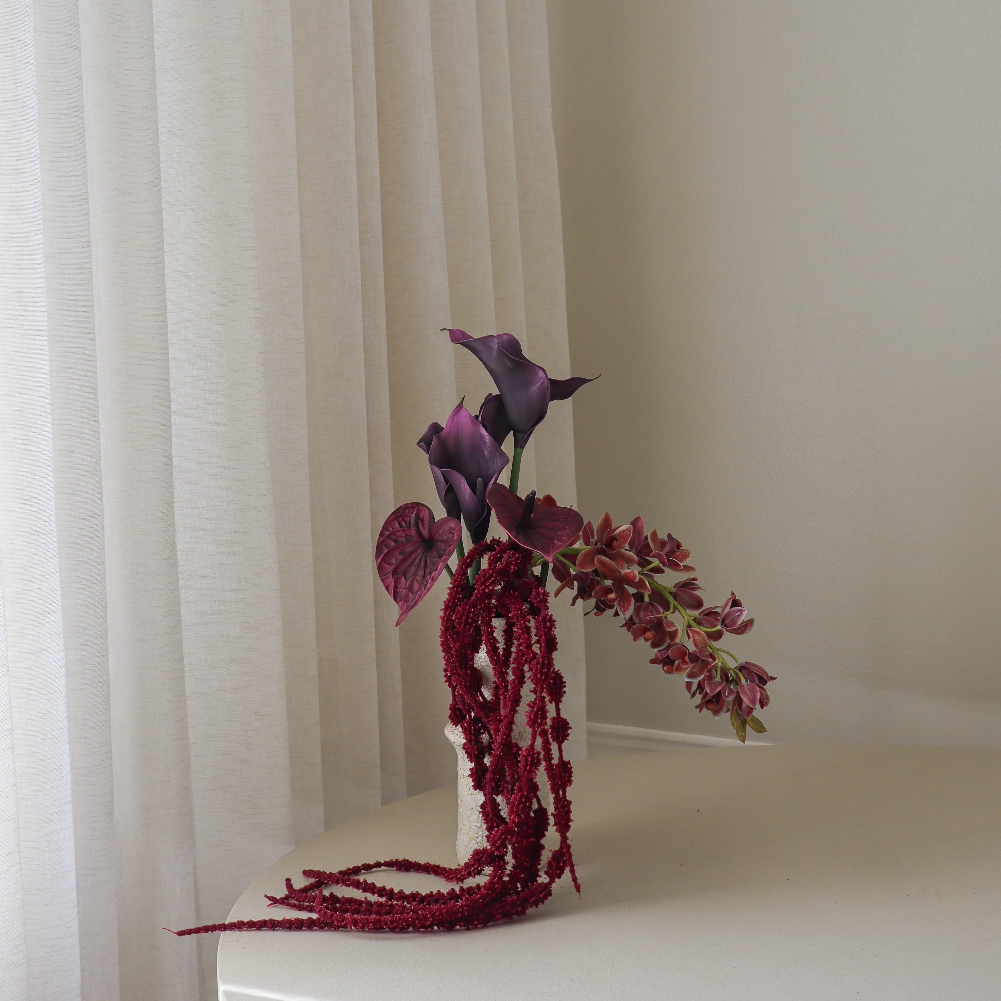 Burgundy Dream - Premium kunstbloemen boeket van Botane