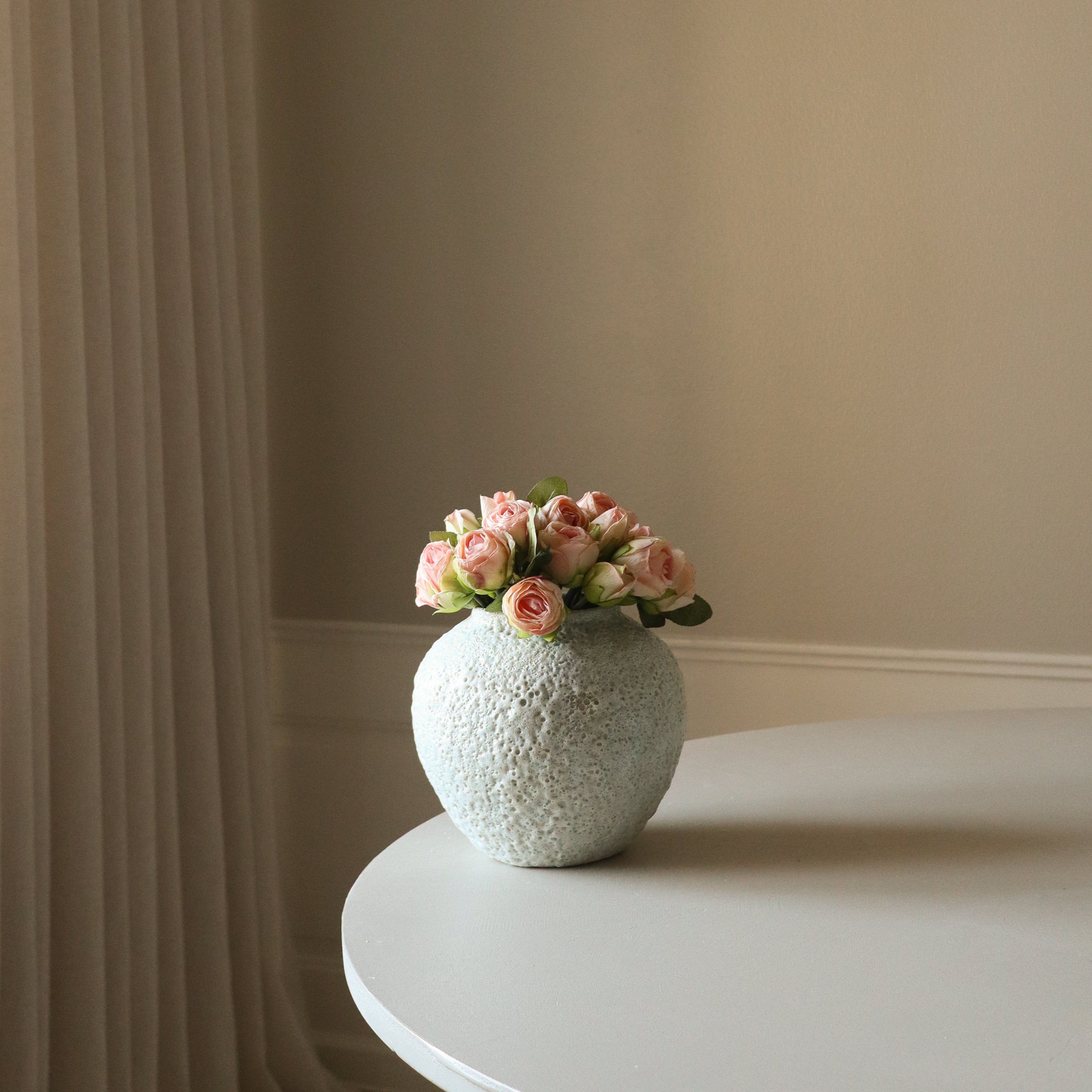 Short Ceramic Volcanic Vase