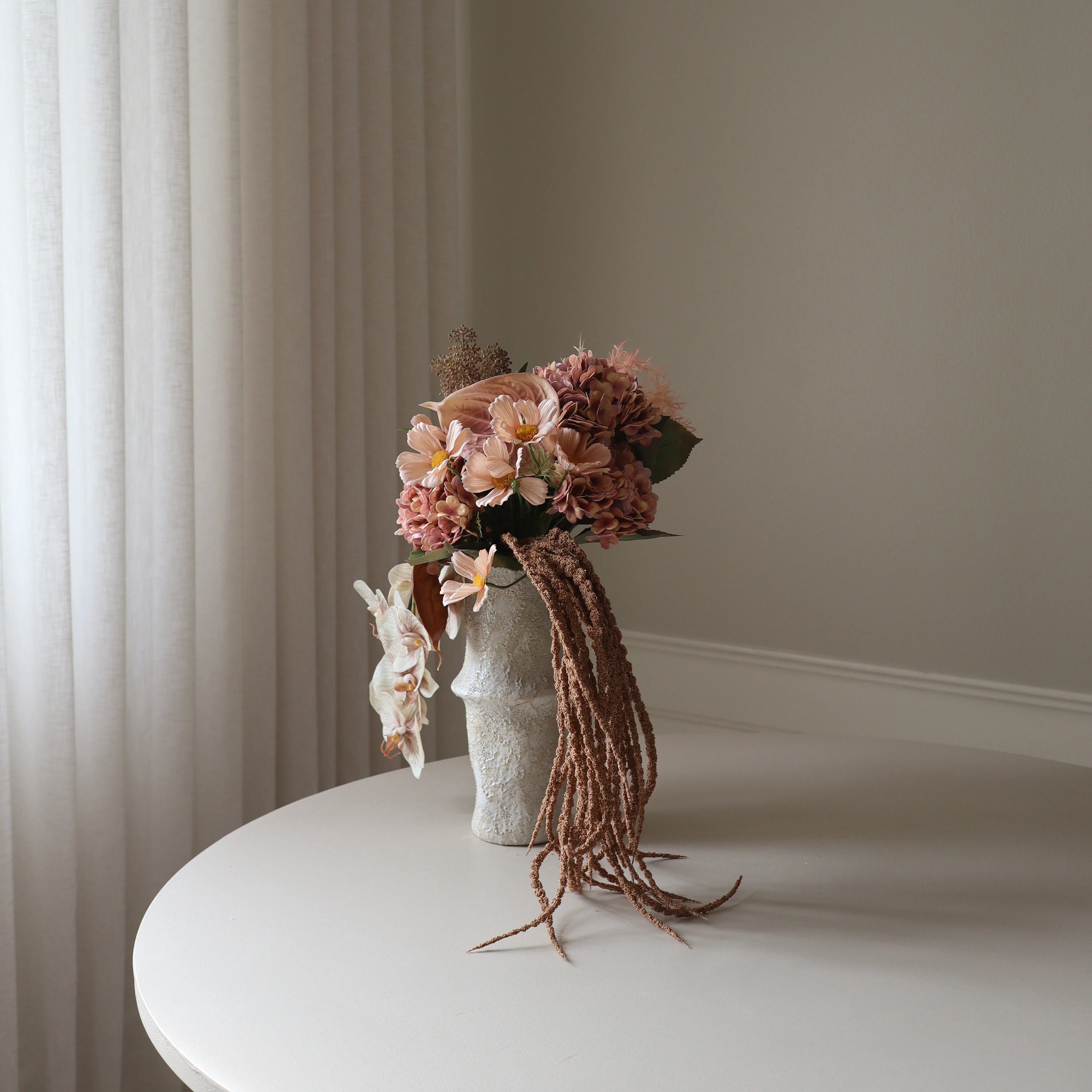 Old Rose — kunstbloemen boeket van Botane, detailfoto 2