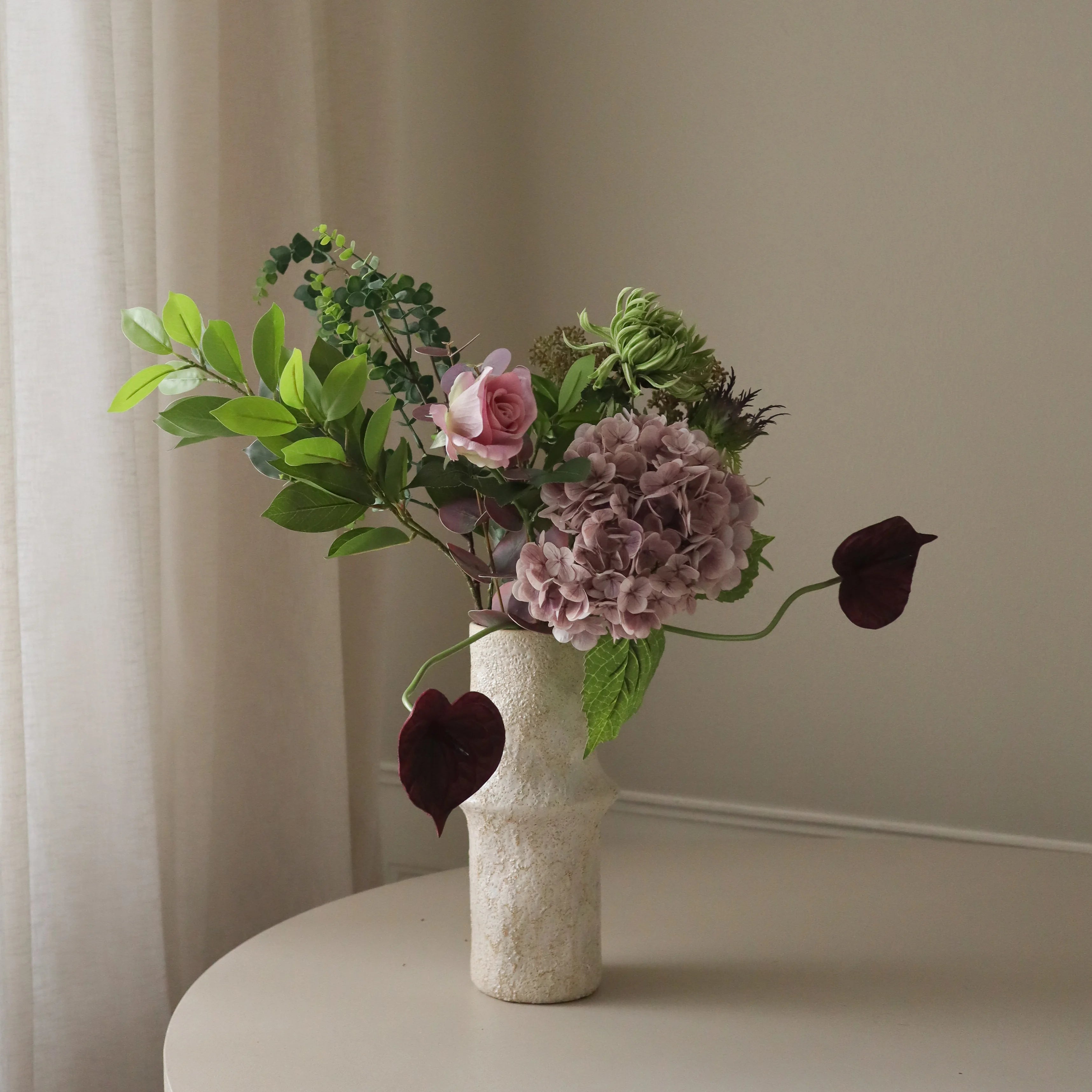 Muted Blush — kunstbloemen boeket van Botane, detailfoto 2