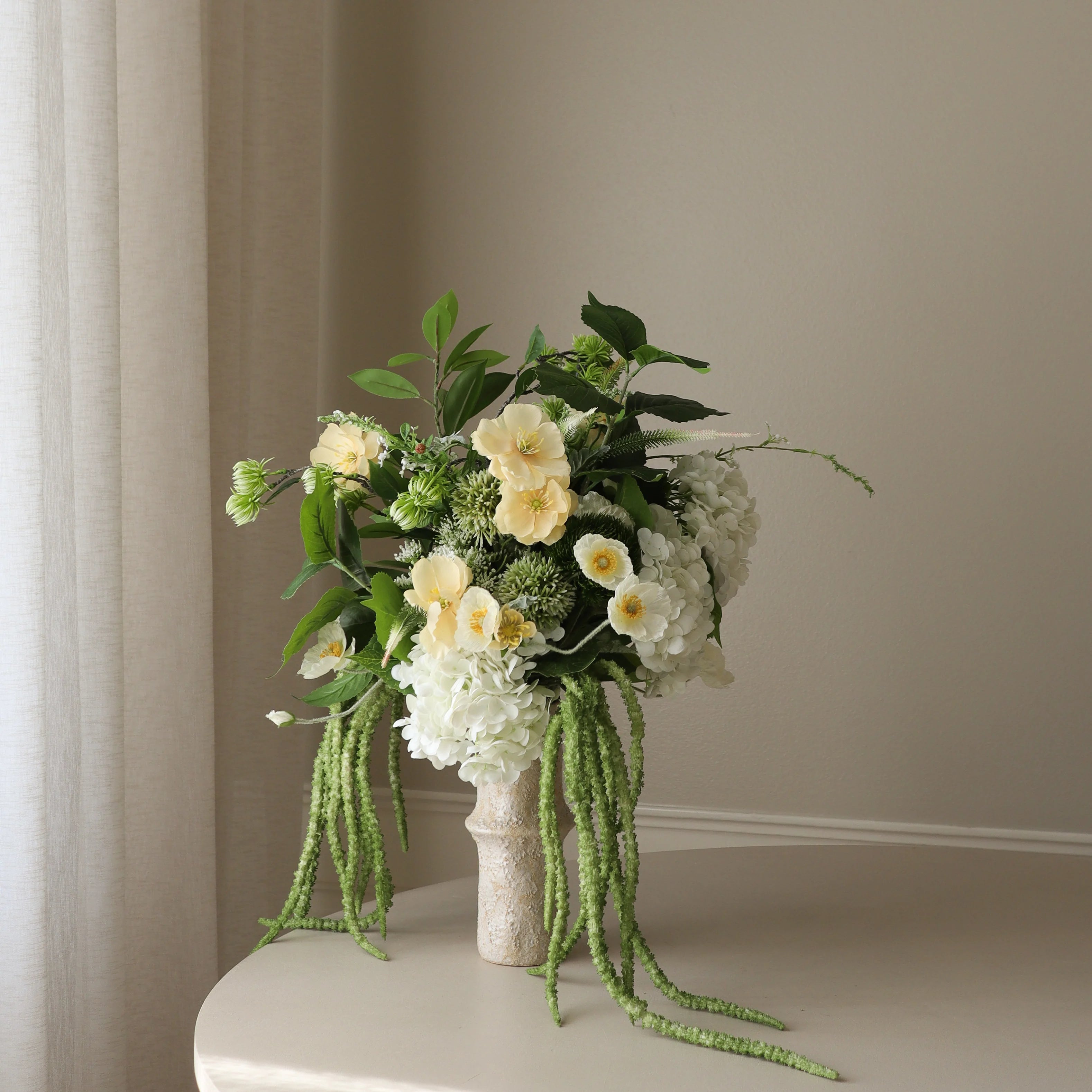 Ivory Bloom — kunstbloemen boeket van Botane