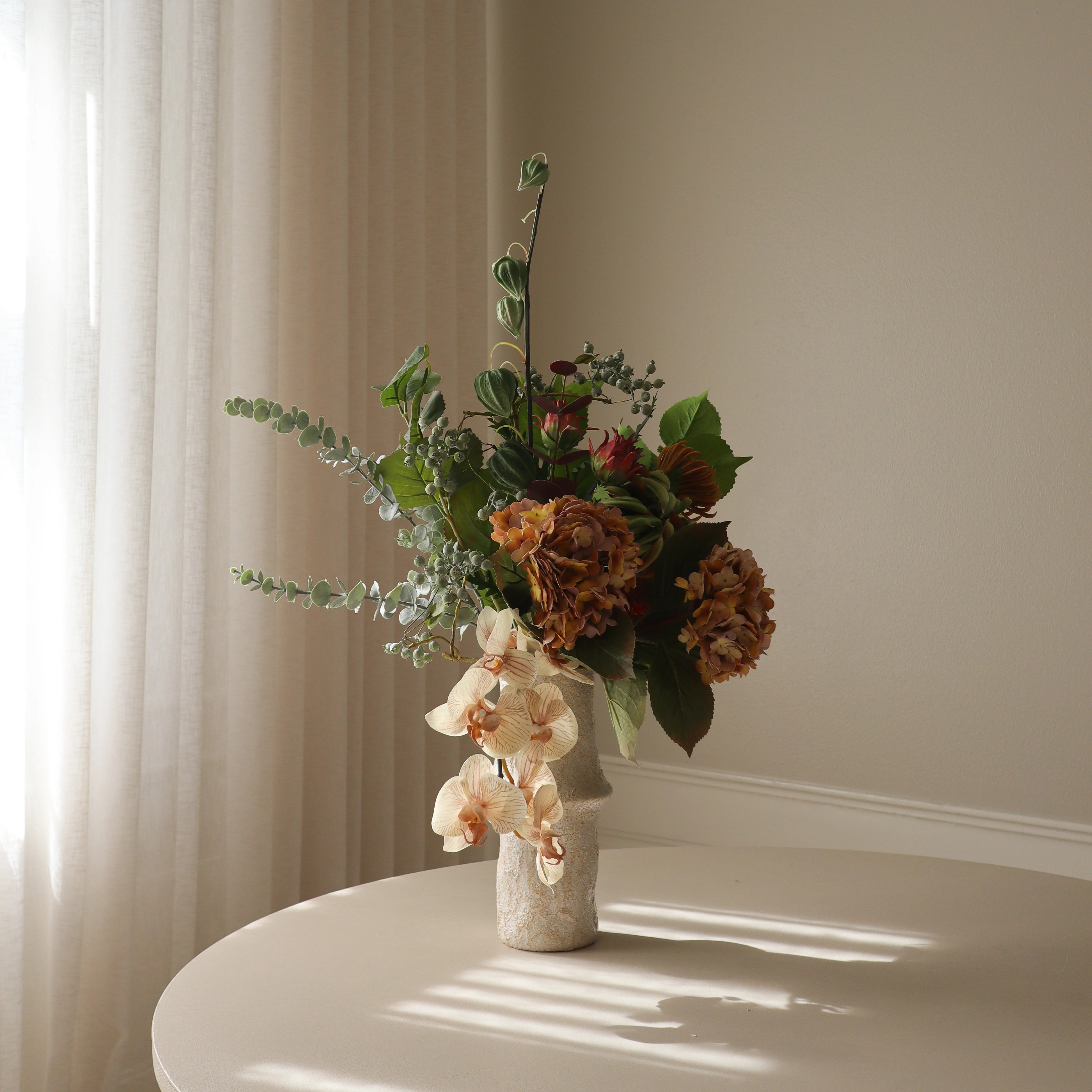 Spiced Cider met vaas — kunstbloemen bundel van Botane, detailfoto 3