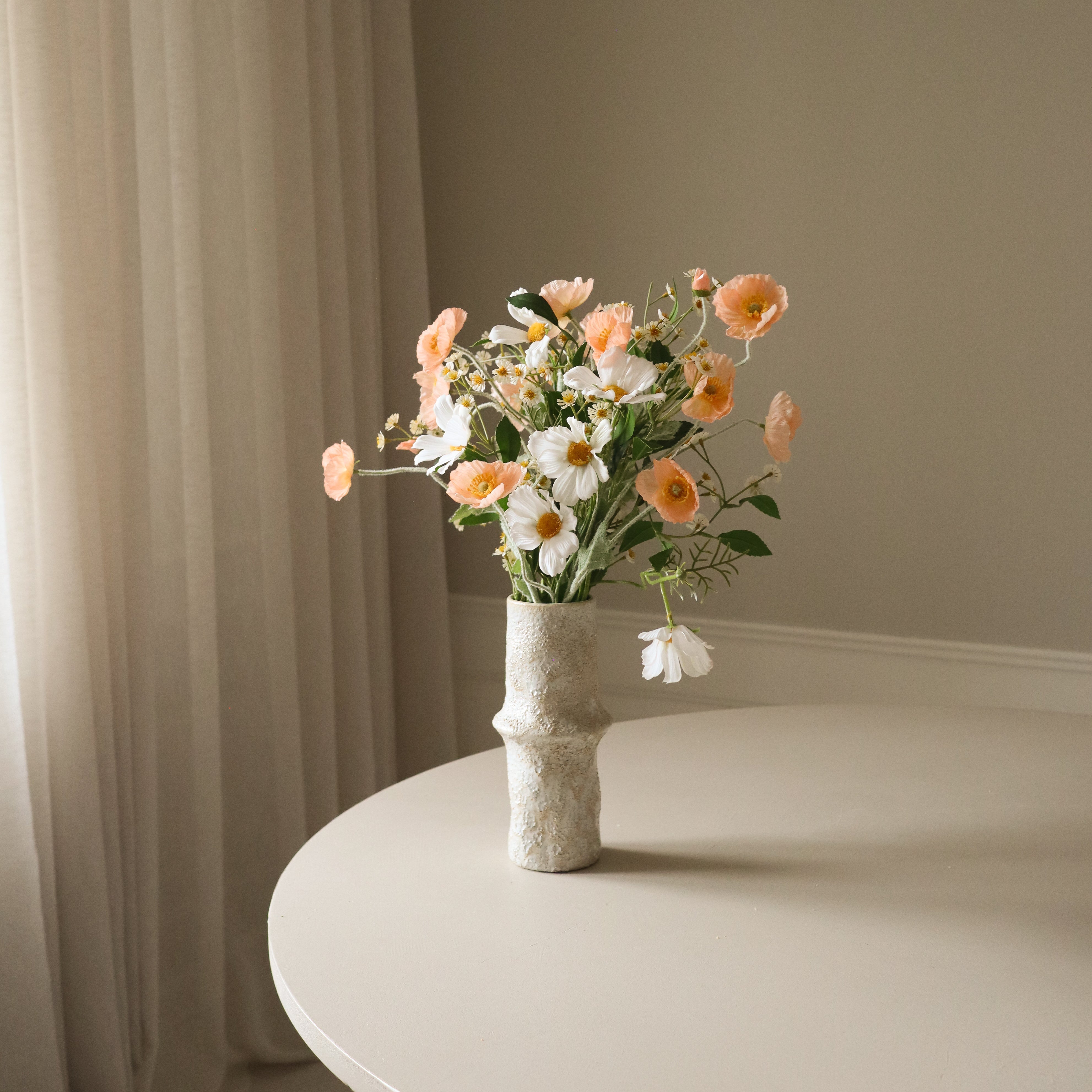Peach Meadow — kunstbloemen boeket van Botane, detailfoto 3