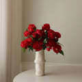Dark Red Peony Bouquet — kunstbloemen boeket van Botane