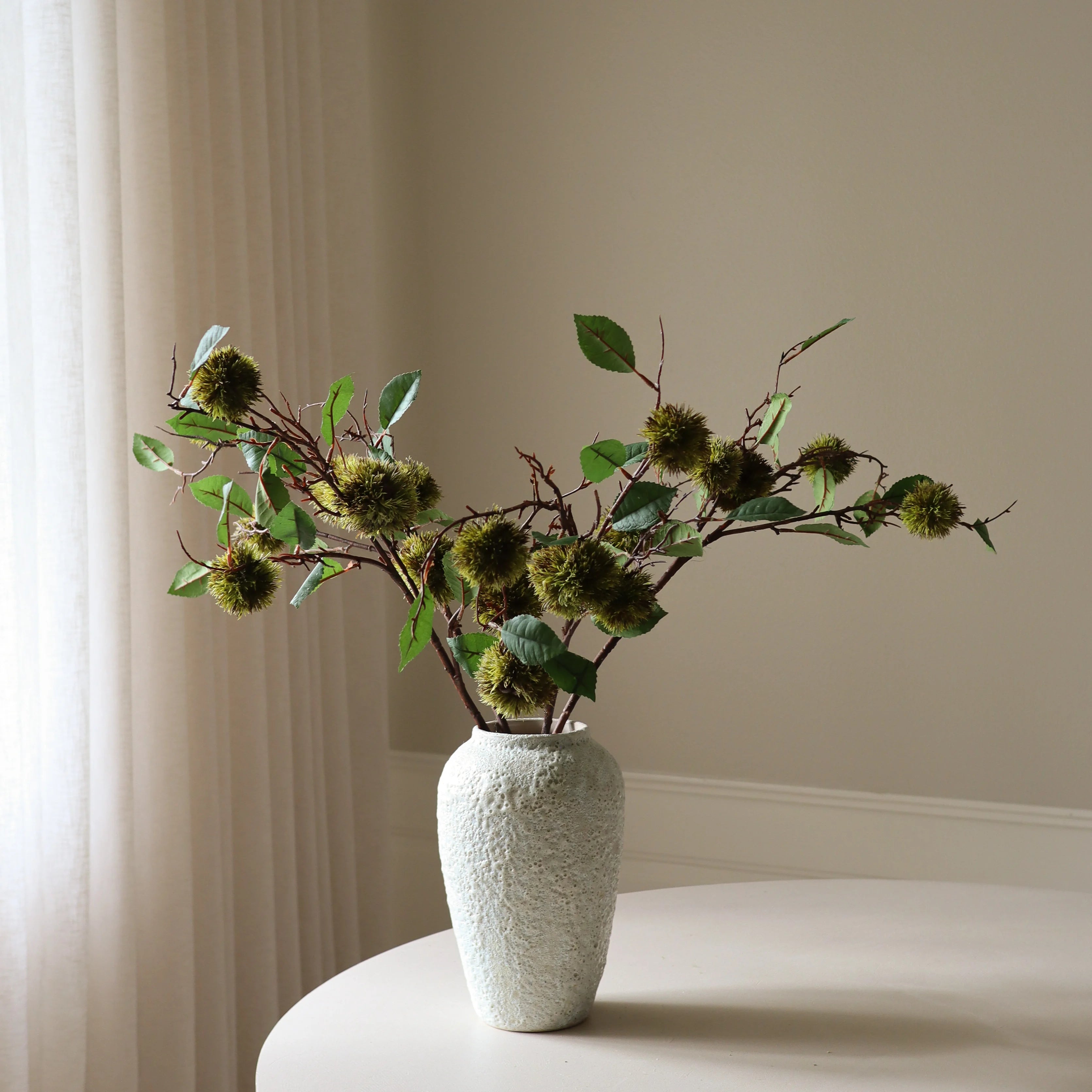 Green Chestnut Branch Bouquet — kunstbloemen boeket van Botane, detailfoto 3